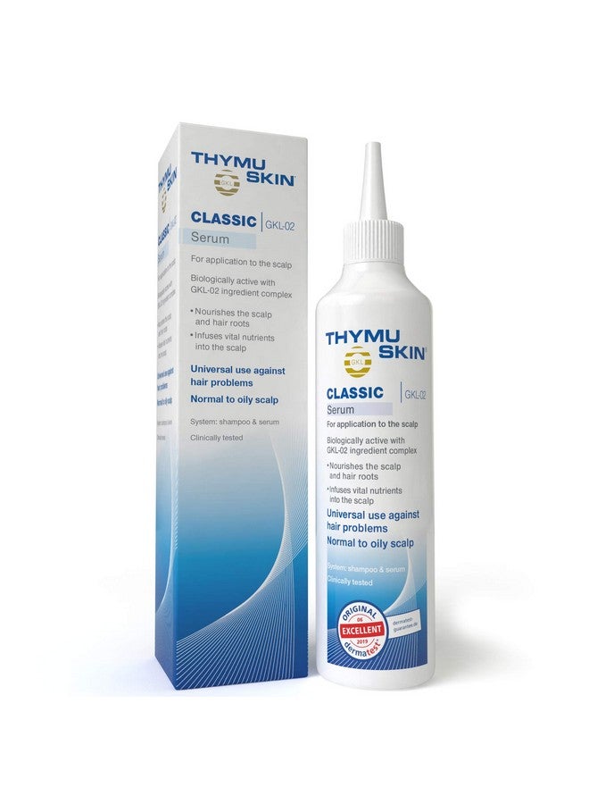 Thymuskin Classic Hair Care Peptides Shampoo & Serum For Hair Growth Due To Hair Loss For Scalp And Damaged Hair 2Step System (Classic Serum 200 Ml)