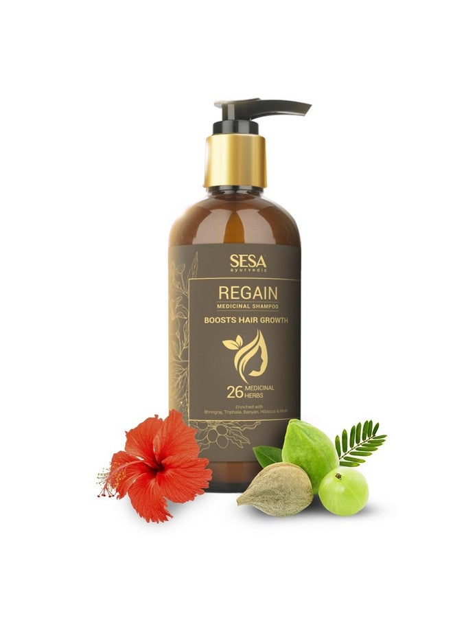 Regain Medicinal Shampoo 300Ml Helps Control Hair Fall & Promotes Hair Growth Grams