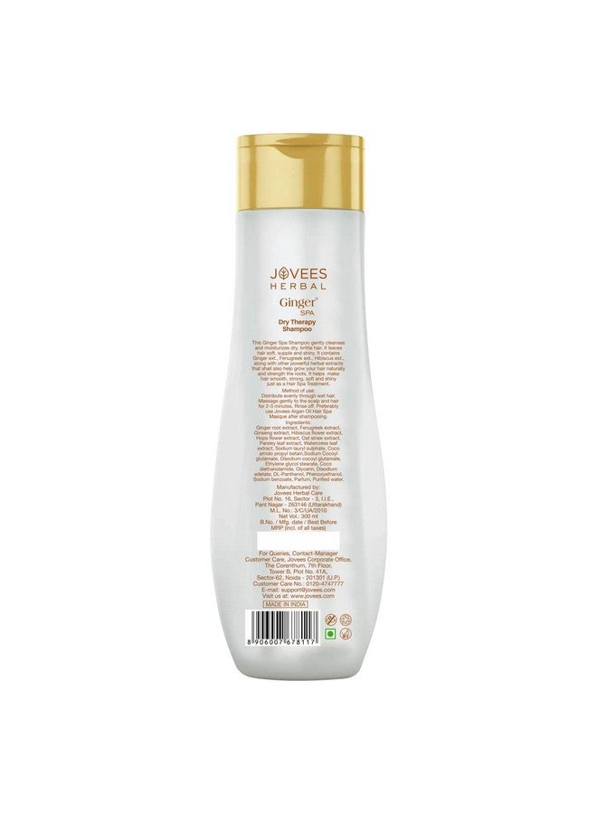 Herbal Ginger Spa Dry Therapy Shampoo Nourishes Detangles And Strengthens Hair For Normal To Dry Hair 300Ml