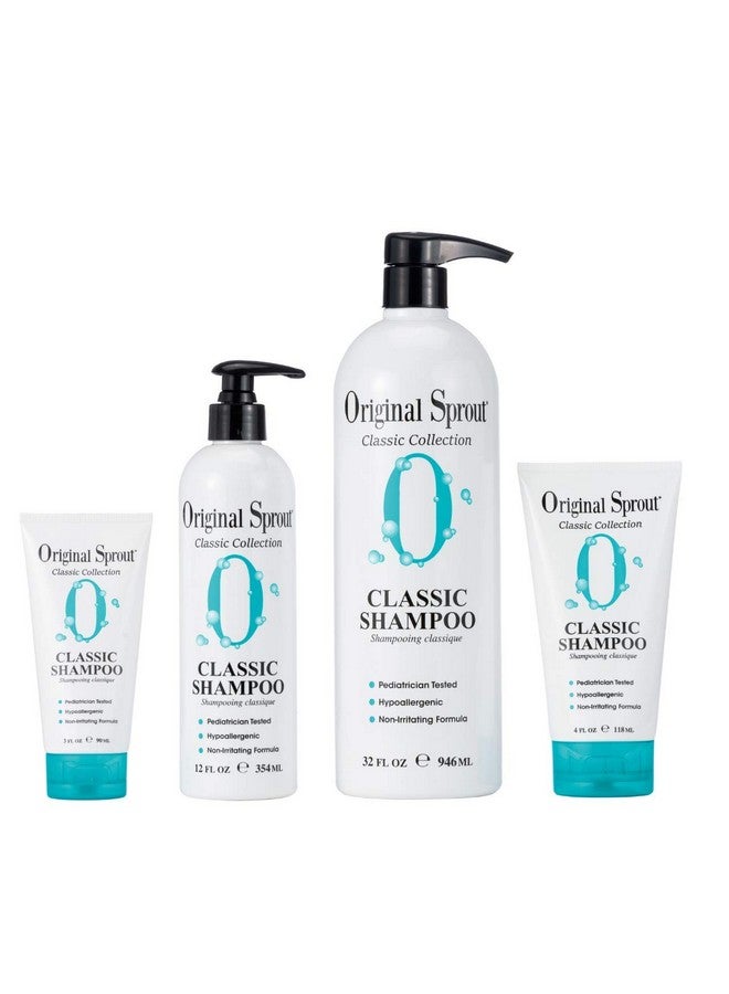 Classic Shampoo. Sulfate Free Shampoo For Classic Hair Care. 12 Oz (2 Pack) (Packaging May Vary)