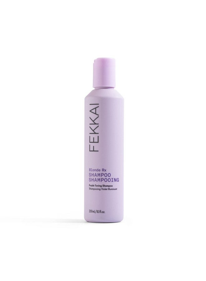 Blonde Rx Purple Shampoo 8.5 Oz Leaves Hair 3X Stronger With 67% Less Breakage Free Of Sulfates Parabens Phthalates Vegan Crueltyfree