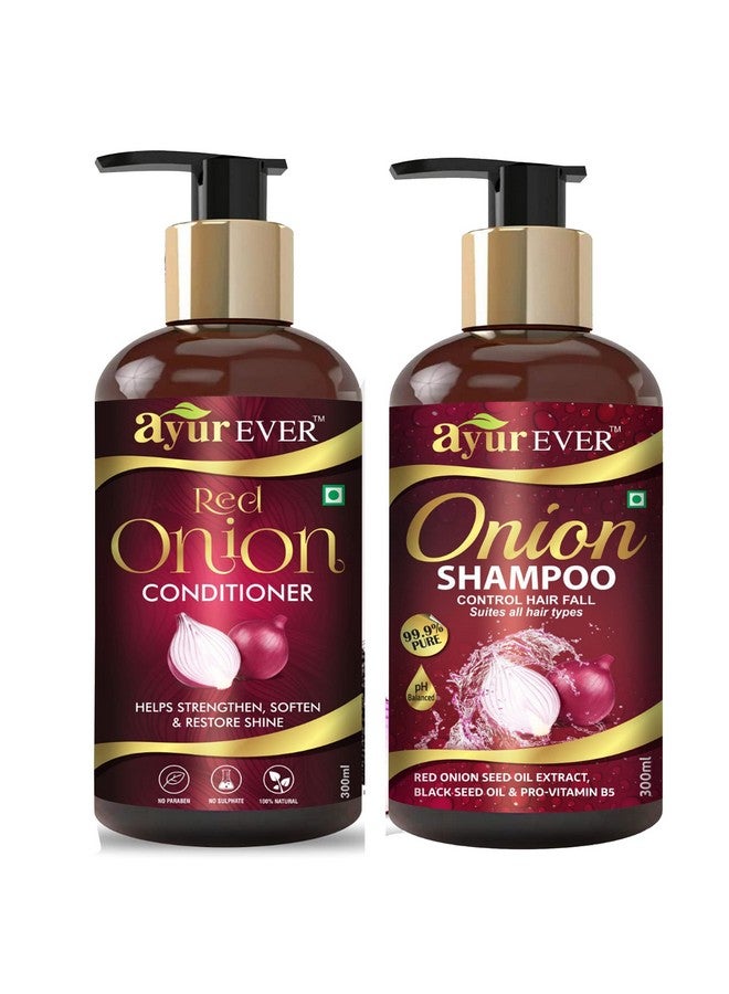 Onion Oil Shampoo (300 Ml) + Onion Conditioner (300 Ml)