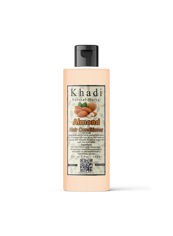 Almond Conditioner For Long Healthy And Strong Hair Hair Fall Control Smooth And Silky Hair 200Ml (Almond Conditioner)