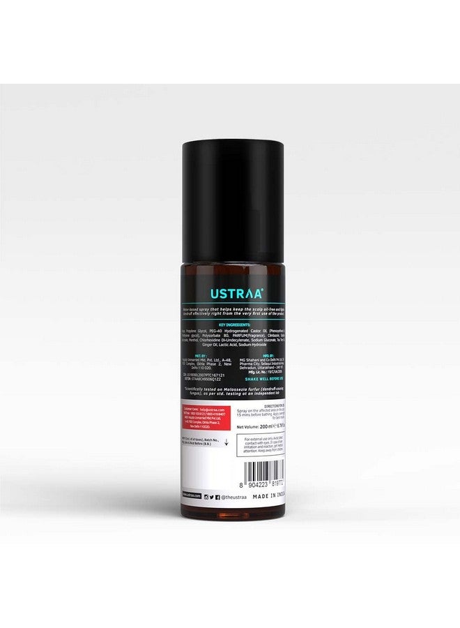 Hair Serum Antidandruff 2 X 200Ml Fights Dandruff With Tea Tree & Ginger Maintains Scalp Ph Prevents Growth Of Dandruffcausing Microorganisms No Sulphates No Paraben (Pack Of 2)