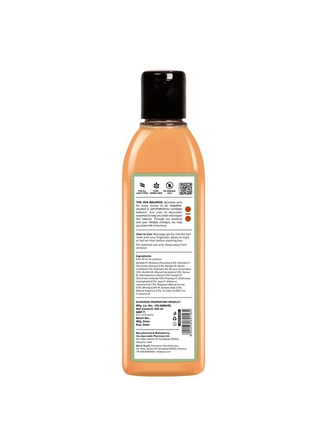 Bhringaraj Oil 120Ml (Pack Of 3) 100% Pure & Natural Promotes Healthy Hair Growth Helps To Prevent Dandruff