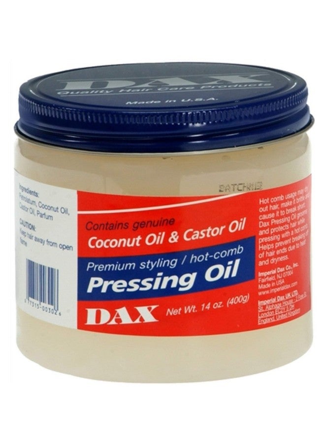 Pressing Oil For Hair Unscented 14 Ounce