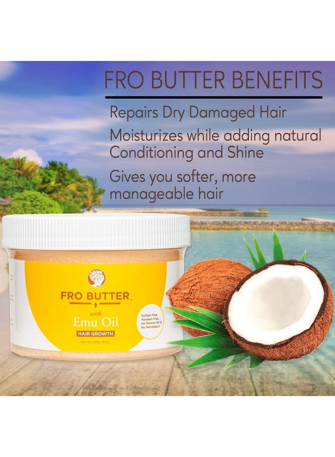 With Emu Oilall Natural And Organic Hair Butter