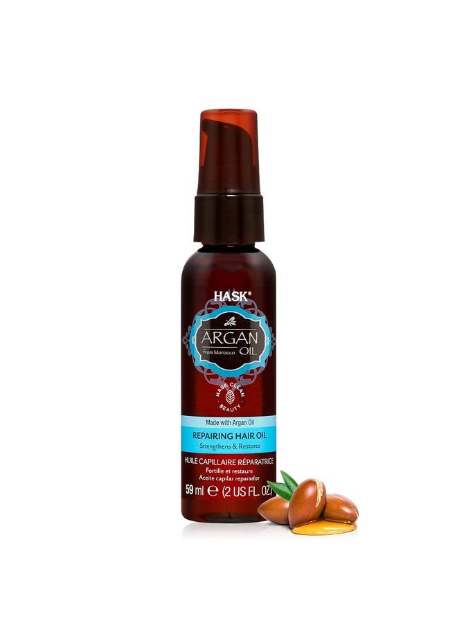 Moroccan Argan Oil Repairing Shine Hair Oil 59 Ml For Frizzy Dry Damaged Hair Free Of Praben & Drying Alcohol