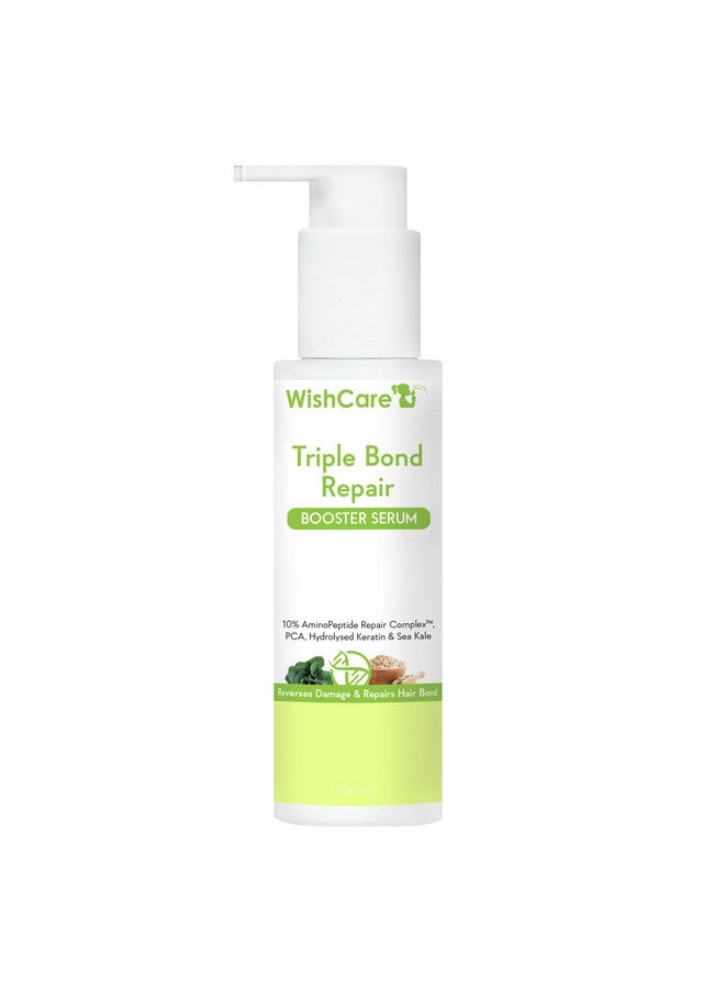 Triple Bond Repair Booster Hair Serum 10% Aminopeptide Complex Repairs Damaged & Frizzy Hair 100Ml