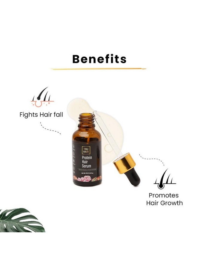 Protein Serum With Onion Extract Biotin Caffiene Fights Hair Thinning Promotes Thicker Hair Natural Vegan And Free From Parabens Sulphates And Llps 50 Ml