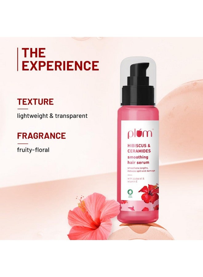 Hibiscus Hair Serum For Long Hair With Ceramides Jojoba Oil And Vitamin E I Strong Shiny Hair I Hair Serum For Women & Men I Serum For Hair Smoothing I 75Ml