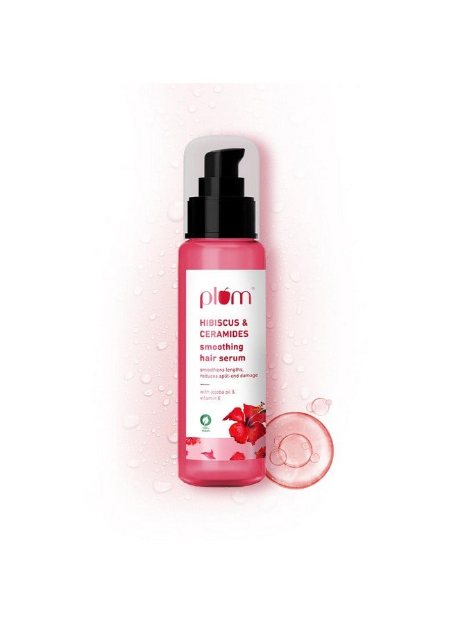 Hibiscus Hair Serum For Long Hair With Ceramides Jojoba Oil And Vitamin E I Strong Shiny Hair I Hair Serum For Women & Men I Serum For Hair Smoothing I 75Ml