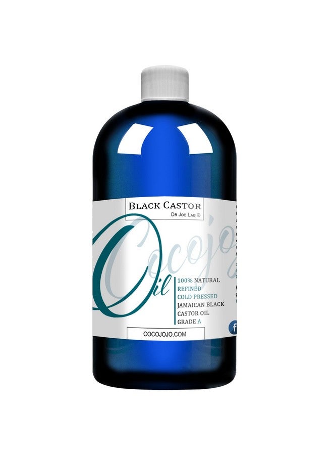 Jamaican Black Castor Oil Cold Pressed 16 Oz Hair Growth Pure Virgin Refined Eye Lash Skin Hair Jbco