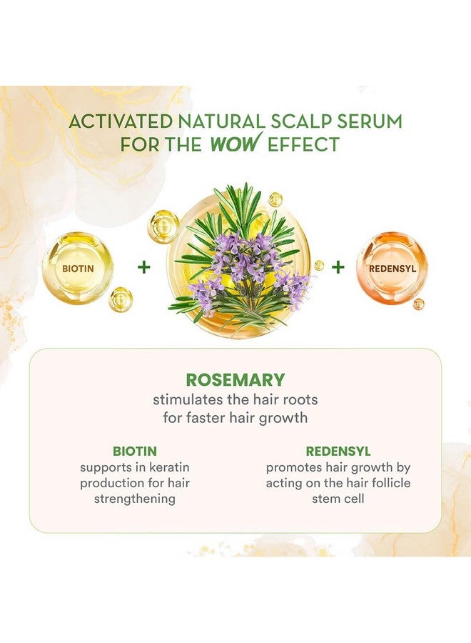 Rosemary & Biotin Hair Serum Strengthens Weak Hair Adds Volume Revitalizes Hair 50Ml