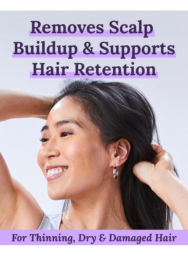 Micro Exfoliating Mask For Scalp & Hair Keranique Clarifying Scalp Scrub For Women Cleansing & Moisturizing Scalp Detox Conditioner Creates Foundation For Fuller Growth Hair Mask & Exfoliator