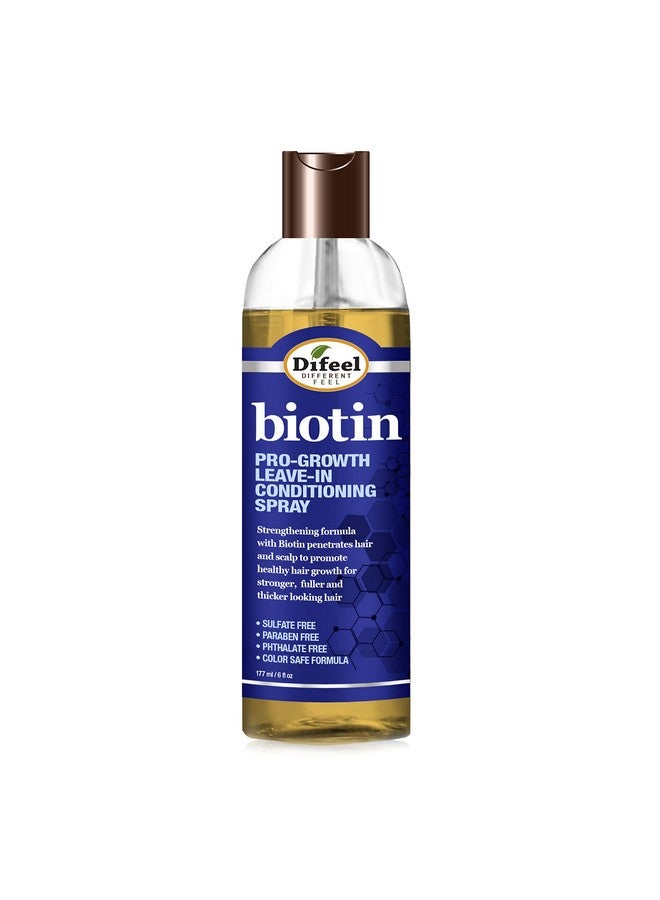 Progrowth Biotin Leave In Conditioning Spray 6 Oz. Hair Loss Leave In Treatment