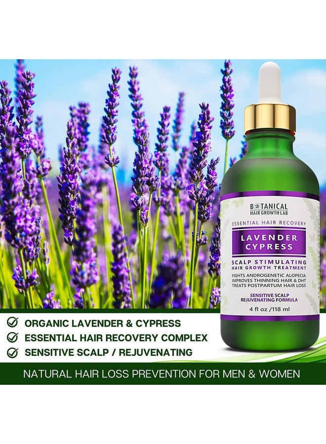 Hair Loss Treatment Lavender Cypress Sensitive Scalp Hair Thinning Prevention 4 Fl Oz (Pack Of 1)