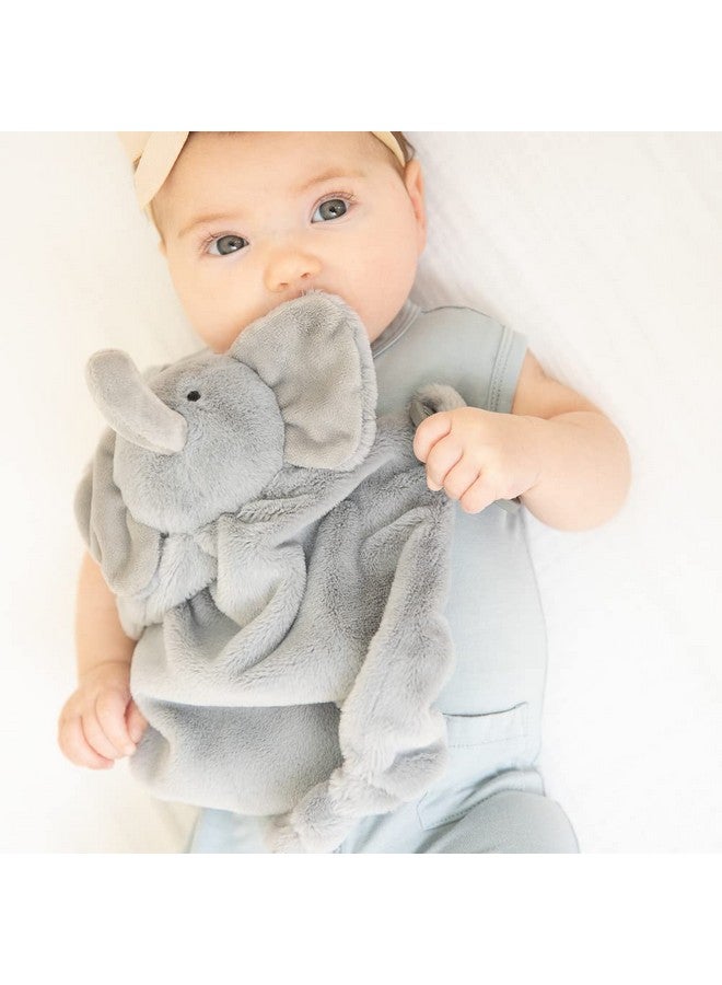 Teether Buddy Soft Plush Baby Lovey With Textured Baby Teether Toy And Gentle Rattling Head Comforts And Brings Teething Relief Colorful Animalthemed Baby Teething Toys (Elephant)