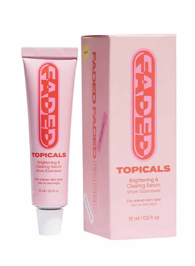 Brightening & Clearing Serum For Uneven Skin Tone - Mini Faded Serum for Dark Spots