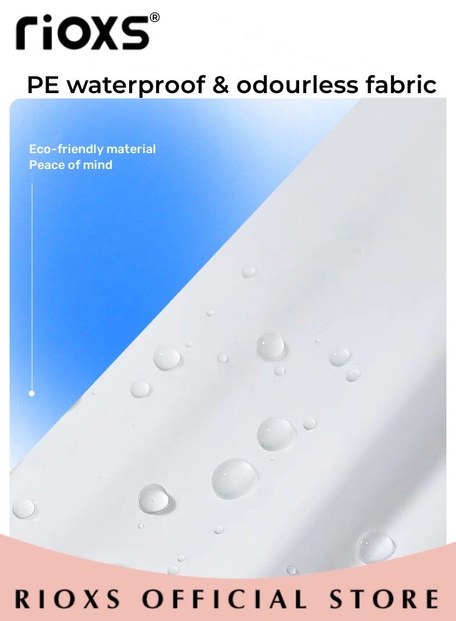10 Pcs Rain Ponchos for Adults, Disposable Plastic Raincoats Rain Ponchos with Drawstring Hoods, Disposable Emergency Ponchos, Reusable Rain Coats Perfect for Camping Hiking Travel