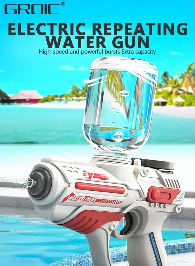 Electric Water Gun Toys for Kids, Automatic Squirt Guns Toy for Summer Fun - High Capacity, 12M Range - Ideal for Pool Parties, Beach &Outdoor Activities, Electric Super Automatic Burst Blaster