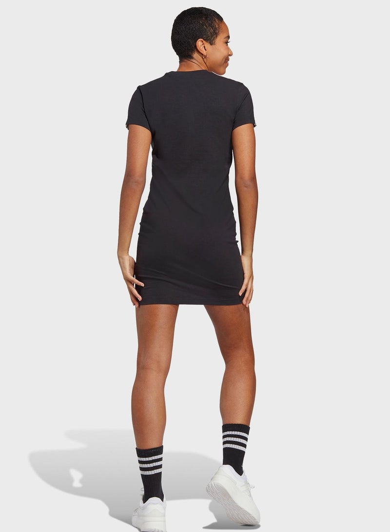 Essential 3 Stripe Fitted Dress