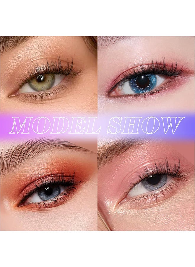 Half Lashes Natural Look Wispy Soft Strip Mink Eyelashes Cat Eye 3D Curl Short False Lashes 7 Pairs