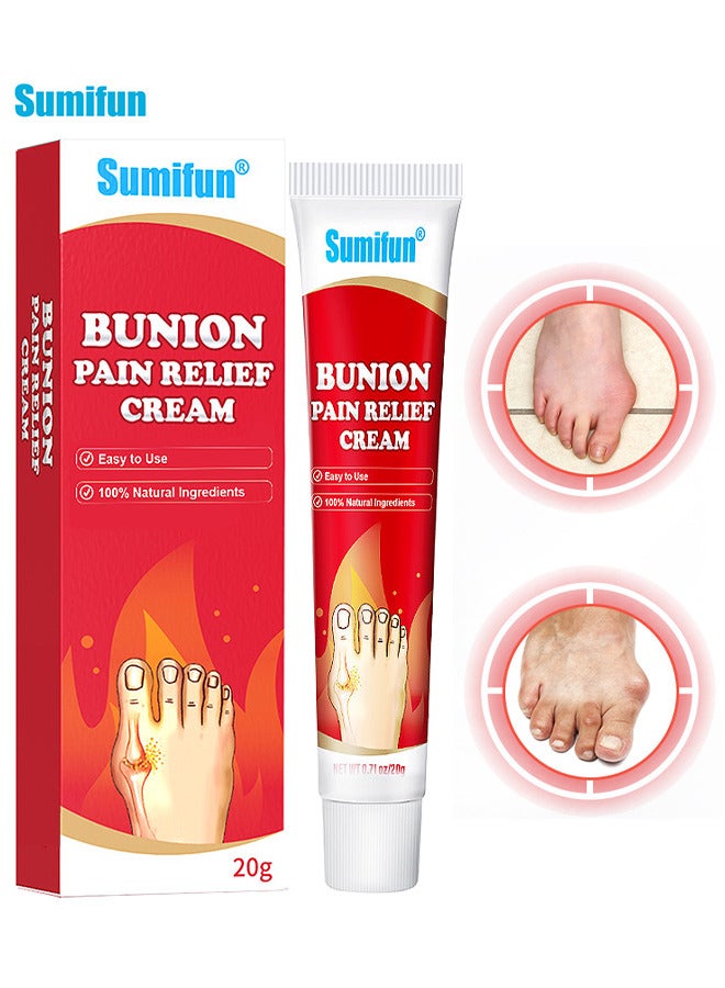 Bunion Pain Relief Cream, Toe Joint Valgus Corrector Cream, Healing Ointment For Gout Topical Arthritis Pain Relief For Joint Toe Relief Stiffness Gout Cream, Bunion Cream For Bunion And Toe Swelling