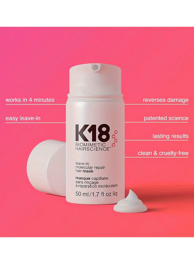 K18 Leave-In Molecular Repair Hair Mask, 50ml