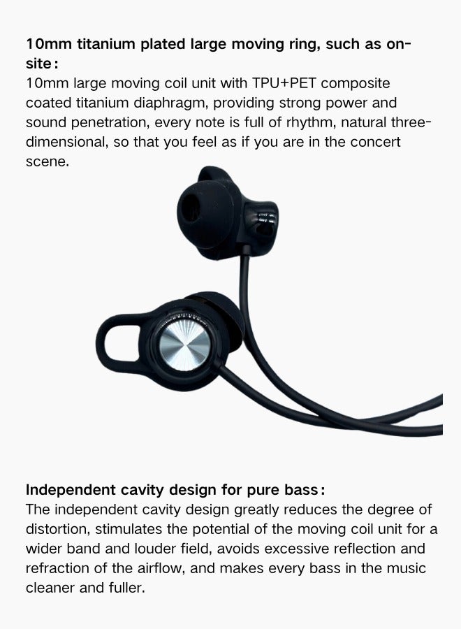 Enco M32 Hanging Neck Sports Bluetooth Headphones China Version Cool Black