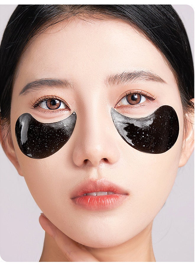 Brightening Bamboo Charcoal Starry Eye Mask, Moisturizes The Skin Around The Eyes More Youthful, Reduction Of Fine Lines And Wrinkles 60PCS/30Pairs