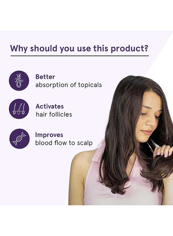 Advance Derma Roller for Women | 540 Micro 0.5mm Titanium Alloy Needles | Faster Absorption of Oils & Serums | Reduces Hair Fall & Stimulates Hair Follicles | Safe, Easy & Effective To Use