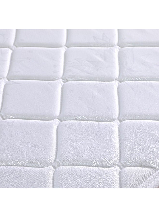 Marhaba Bonnell Spring Single Mattress Medium Firm Feel Fabric White 200x120x20cmcm