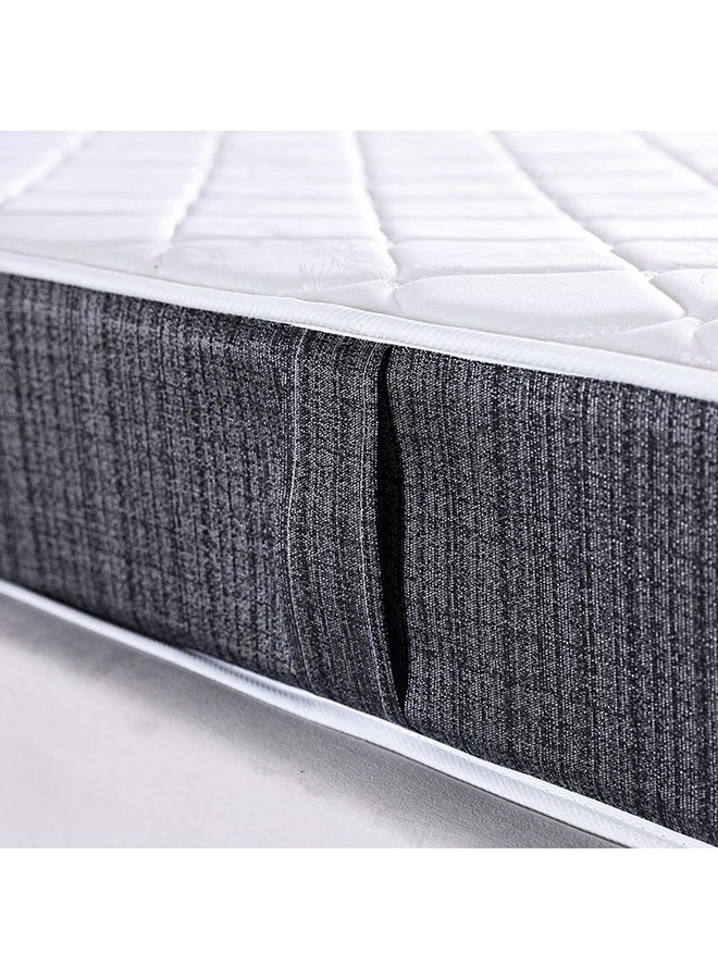 Marhaba Bonnell Spring Single Mattress Medium Firm Feel Fabric White 200x120x20cmcm