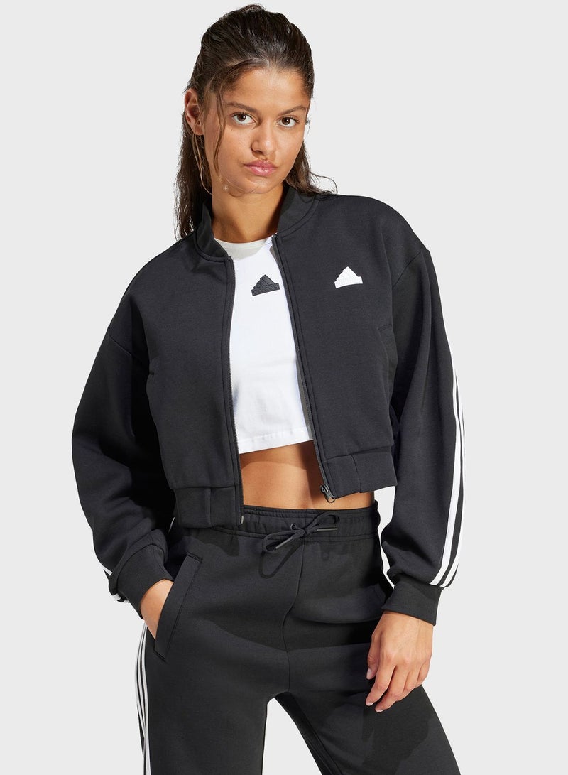 Future Icon 3 Stripe Bomber Jacket