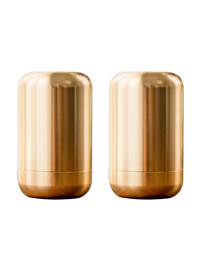2 pcs Tea Canister, Travel Portable Sugar Tea Storage Jar,  Food Storage Container, Airtight Empty Tins Kitchen Condiment Container,for Kitchen Sugar Coffee