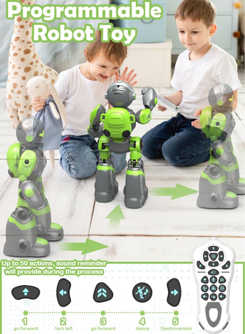 Kids Smart RC AI Robot, Boy RC Gesture Sensing Toy, Remote Control Smart Robot for Age 3 to 8 Year Old Boys Girls Birthday Gift Present