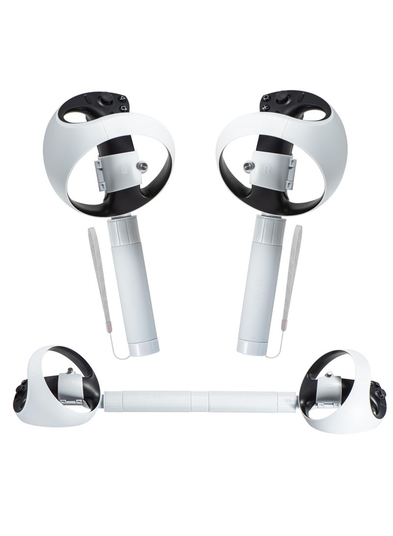 Handle Attachments for PS VR2 Controller Accessories, for Meta Quest 2 Controller Accessories, Vr Gorilla Tag Long Arms Beat Saber Extension Grip, VR Handle Accessories