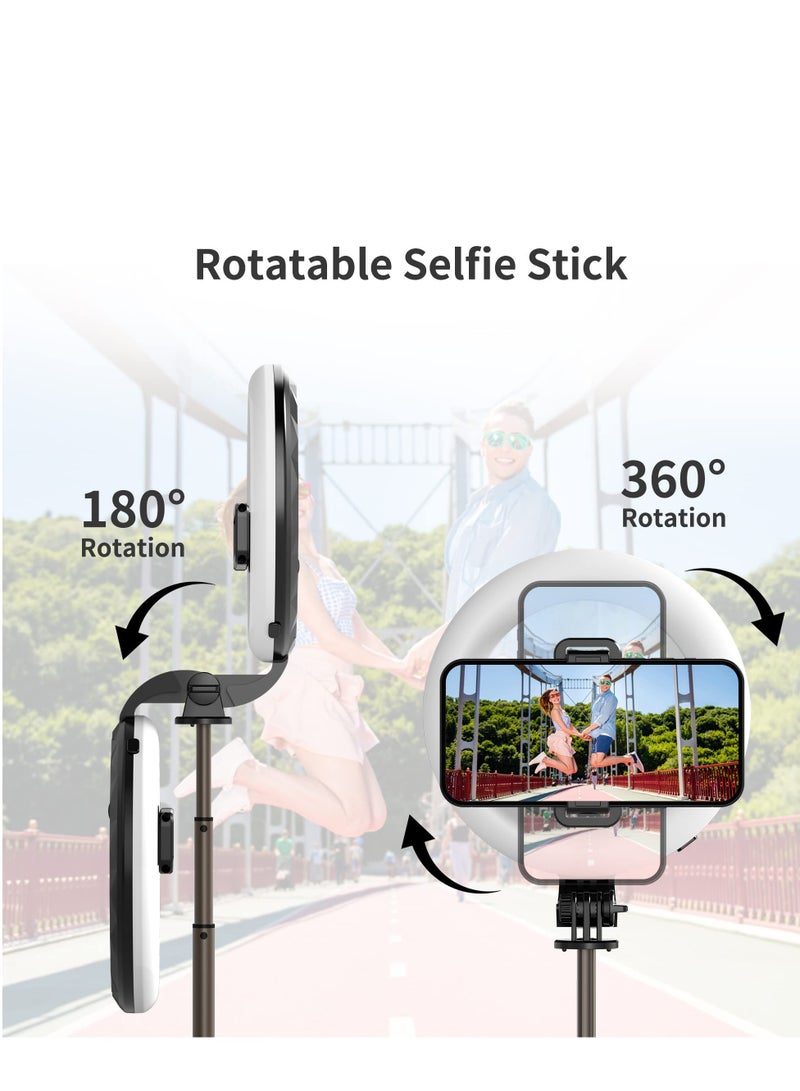 Video Light, LED Camera Light Computer Video Conference Light, Portable Selfie Light High Power 3000mAh Rechargeable/CRI 95+/3 Lights Modes/3 Bases for Phone, iPhone, Zoom, Picture, Makeup (with Clip)