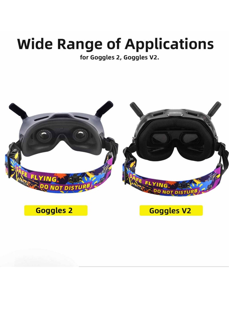 Adjustable Head Strap for DJI Avata Goggles 2/DJI FPV Goggles V2,Soft Detachable Accessories for DJI FPV Combo Goggles V2