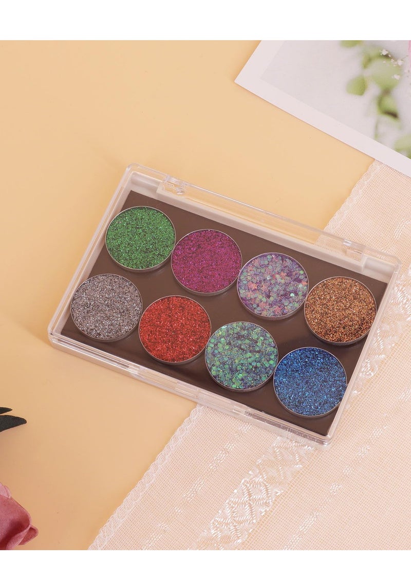 Magnetic Palette, 5 Pack Eyeshadow Pan Cosmetics Dispensing Storage Box, 4.37