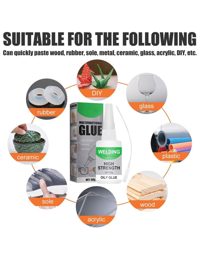 3 Pcs Jue Fish Glue, Multifunctional Glue, Jue Fish Waterproof Glue, All Purpose Super Glue Extra Strength for Fast Repair and Curing