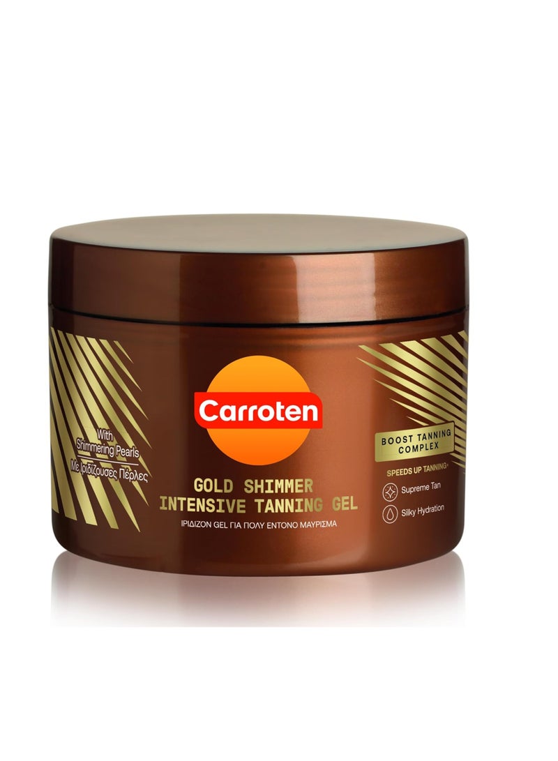 Carroten Gold Shimmer Intensive Tanning Gel SPF0 150 ml / 5 oz
