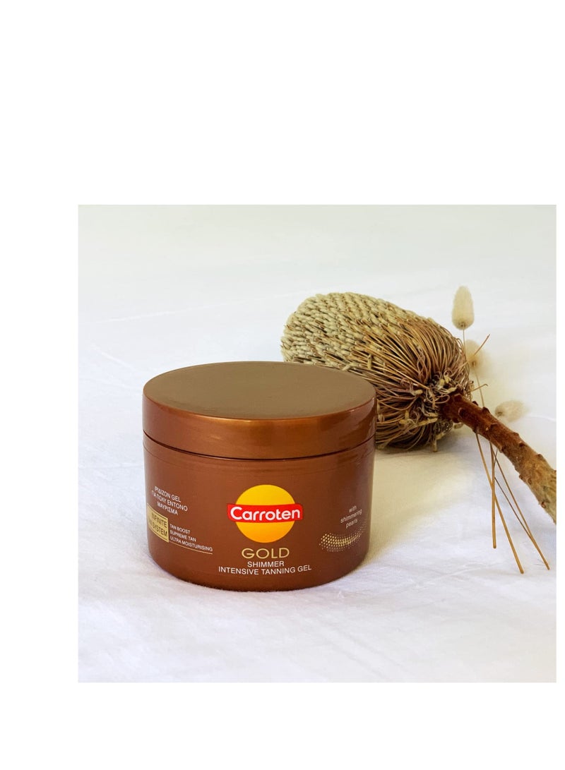 Carroten Gold Shimmer Intensive Tanning Gel SPF0 150 ml / 5 oz