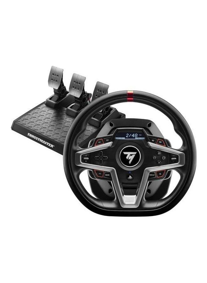 T248 Racing Wheel And Magnetic Pedals, Hybrid Drive, Magnetic Paddle Shifters, Dynamic Force Feedback, Screen With Racing Information (PS5, PS4, PC)