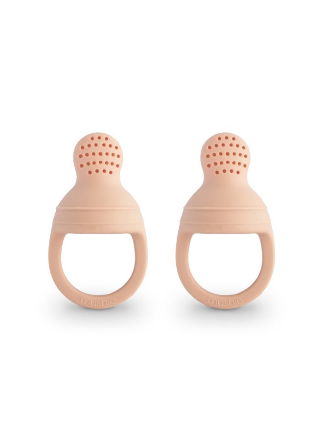 Silicone Fresh Food Feeder 2-Pack Blush