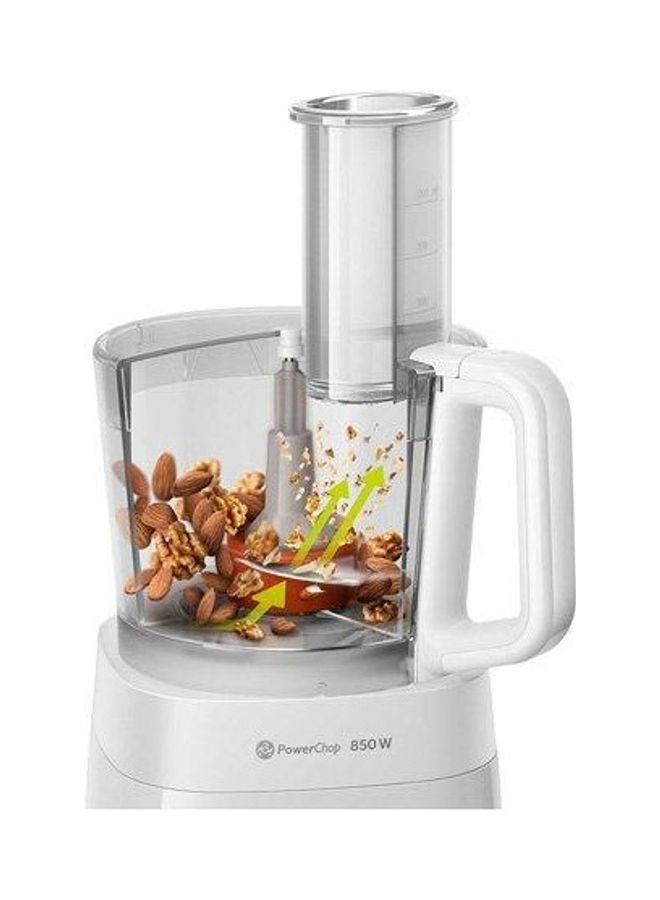 Viva Collection Compact Food Processor 2.1 L 850.0 W HR7520/01 White