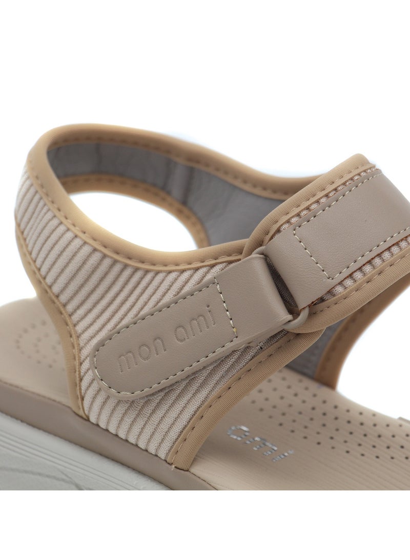Monami Flat Sandals for Women | Open Toe, Casual and Sport, Soft Bottom Women Shoes for Girls & Ladies | Lightweight Girls Sport Comfy Sandals