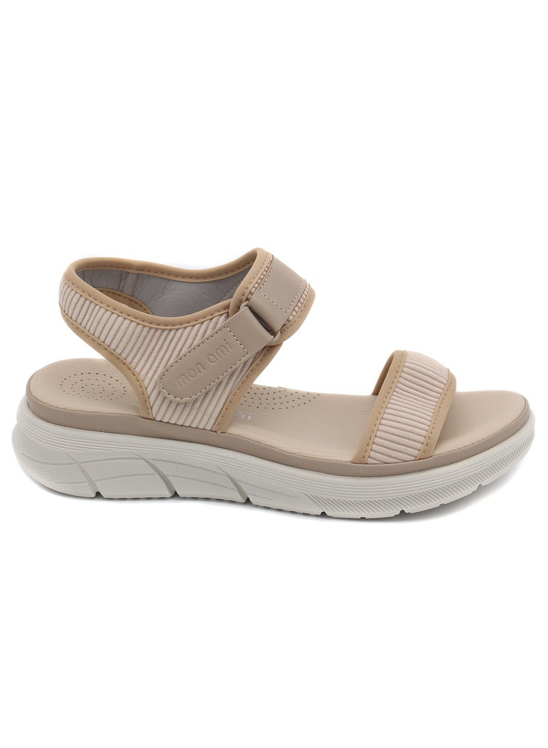 Monami Flat Sandals for Women | Open Toe, Casual and Sport, Soft Bottom Women Shoes for Girls & Ladies | Lightweight Girls Sport Comfy Sandals