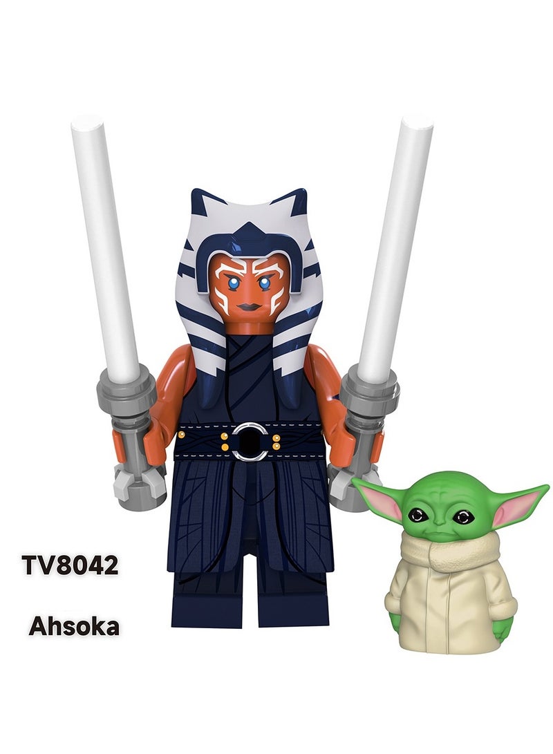 Science Fiction Series Clone Medical Soldier Luke Skywalker Assembles Human Figurine Blocks
